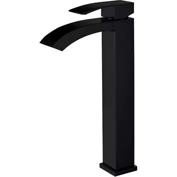 Смеситель для раковины Abber Wasserfall AF8611B, черный матовый
