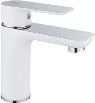 Смеситель для раковины Aquanet Steel AF520-10СW белый, хром