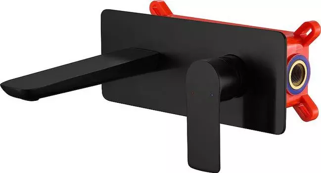 Смеситель для раковины Berges Wasserhaus Ventas S 076006, черный матовый