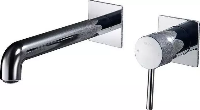 Смеситель для раковины Black&White Universe 7620UD, хром