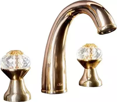 Смеситель для раковины Boheme Flora 297-FL, золото
