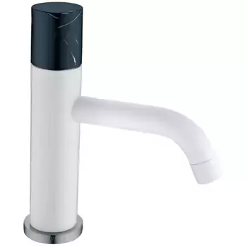 Смеситель для раковины Boheme Stick 121-W-MR-BLACK белый