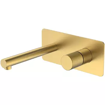 Смеситель для раковины Boheme Stick 125-MG золото матовое