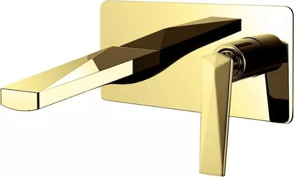 Смеситель для раковины Boheme Venturo 385, золото