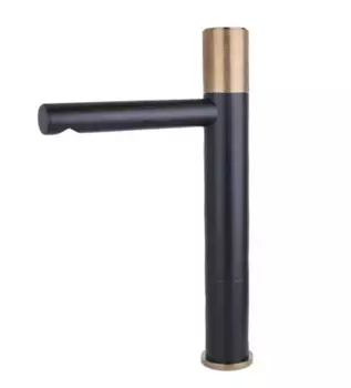 Смеситель для раковины Bronze de Luxe Avangarde 2030MH золото, черный