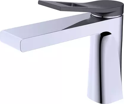 Смеситель для раковины Bronze de Luxe Element EL02CB, хром, черный