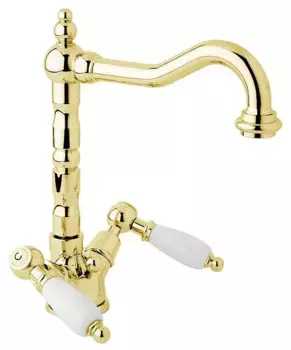 Смеситель для раковины Cezares First FIRST-LS2-03/24-Bi золото,белый