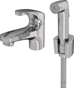 Смеситель для раковины DIWO Коломна KL-05cr с гигиеническим душем