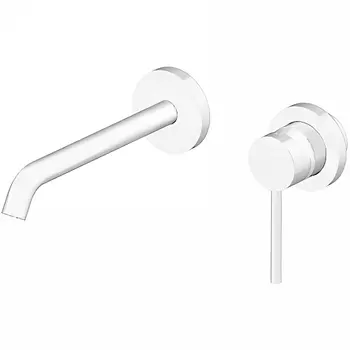 Смеситель для раковины Gattoni Circle Two 9135/91BO, белый матовый