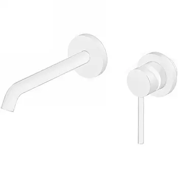 Смеситель для раковины Gattoni Circle Two 9137/91BO, белый матовый