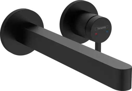Смеситель для раковины Hansgrohe Finoris 76050670, матовый чёрный