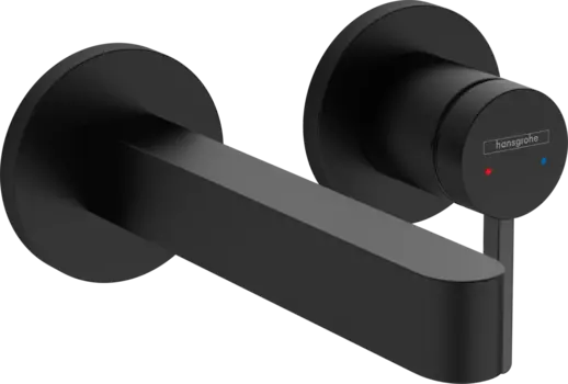 Смеситель для раковины Hansgrohe Finoris 76051670, матовый чёрный