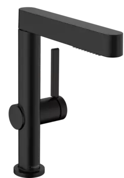 Смеситель для раковины Hansgrohe Finoris 76063670, матовый чёрный