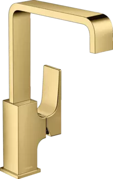 Смеситель для раковины Hansgrohe Metropol 32511990, полированное золото