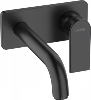 Смеситель для раковины Hansgrohe Vernis Shape 71578670, матовый чёрный