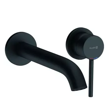 Смеситель для раковины Kludi Bozz 382453976S черный матовый
