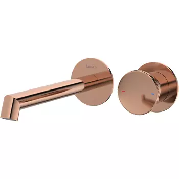 Смеситель для раковины Teska Arte E5509 розовое золото