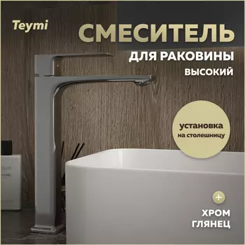 Смеситель для раковины Teymi Lori T10259 хром глянец