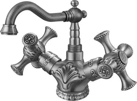 Смеситель для раковины ZorG Antic A 7009U-SL двухрычажный