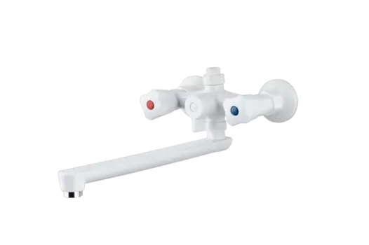 Смеситель для ванной РМС PL4-140P, белый