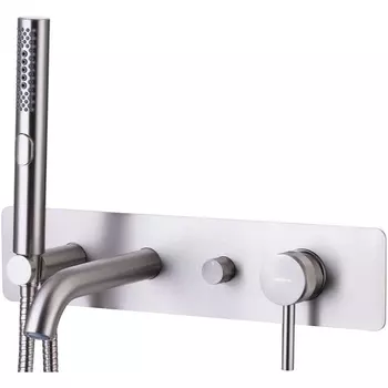 Смеситель для ванны Allen Brau Priority 5.31006-BN, никель брашированный