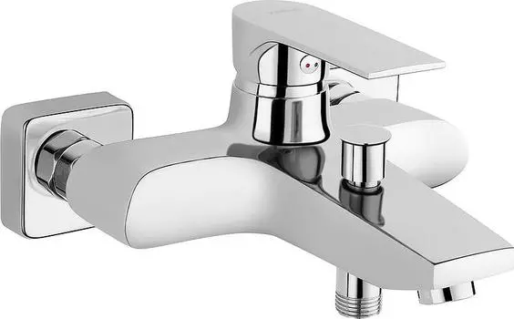 Смеситель для ванны Ferro Algeo Square BAQ1, хром