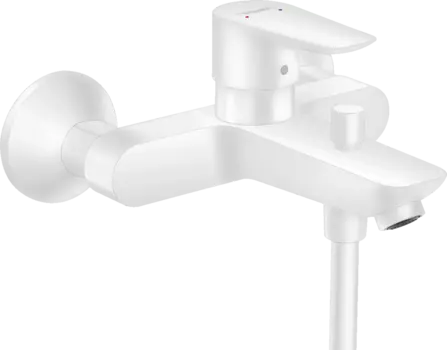 Смеситель для ванны Hansgrohe Talis E 71740700, белый матовый
