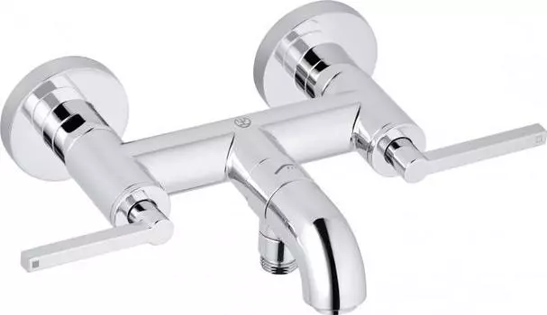 Смеситель для ванны и душа Kludi Nova Fonte Puristic 205400515, хром