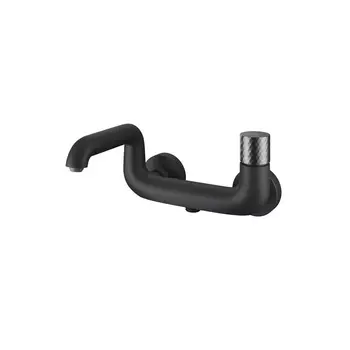 Смеситель для ванны Iddis Twist TWIBLBTi02WA черный матовый