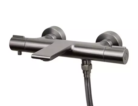 Смеситель для ванны Kaiser Serio 05322-15 вороненая сталь