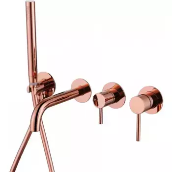 Смеситель для ванны с душем Abber Wasser Kreis AF8130RG золото