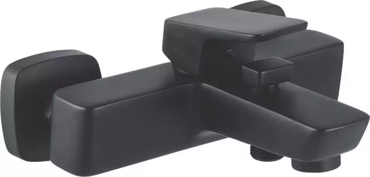 Смеситель для ванны с душем Aquanet Gotic AF440-20B, матовый чёрный