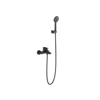 Смеситель для ванны с душем Aquatek Лира AQ1449MB черный