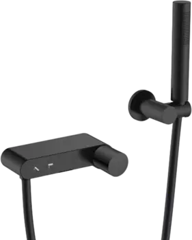 Смеситель для ванны с душем Boheme Stick 123-BB.2, черный матовый