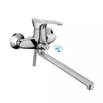 Смеситель для ванны с душем Cron CN01 CN2201 хром