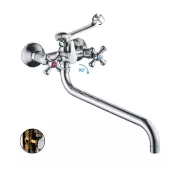 Смеситель для ванны с душем Cron CN42 CN2642-3 хром