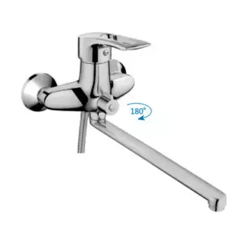 Смеситель для ванны с душем Cron CN66 CN2266 хром