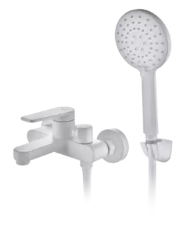 Смеситель для ванны с душем D&K Bayern.Furth DA1523208 белый