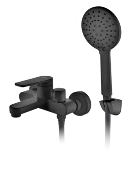 Смеситель для ванны с душем D&K Bayern.Furth DA1523205 черный
