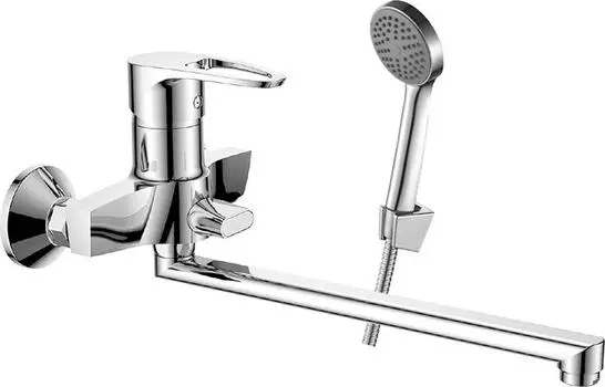 Смеситель для ванны с душем Decoroom DR70043, хром