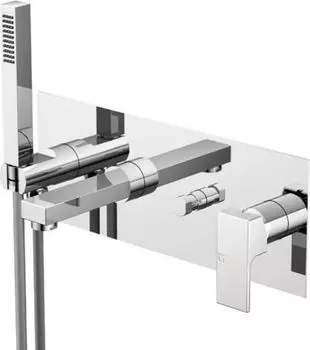 Смеситель для ванны с душем Gattoni Kubik 2505/25C0cr, хром