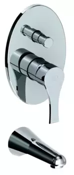 Смеситель для ванны с душем GPD Atros MAB65 хром