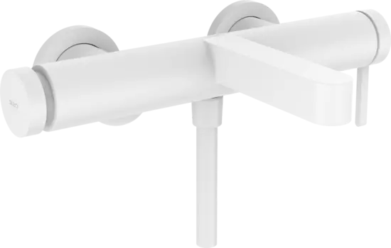 Смеситель для ванны с душем Hansgrohe Finoris 76420700, матовый белый