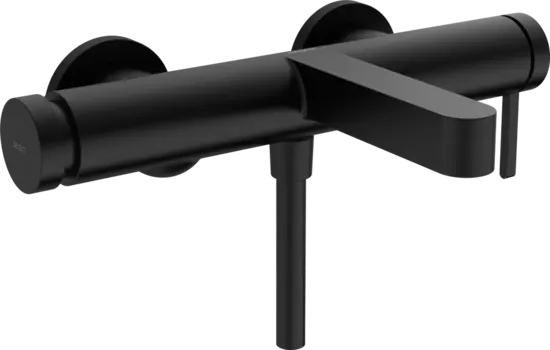 Смеситель для ванны с душем Hansgrohe Finoris 76420670, матовый чёрный