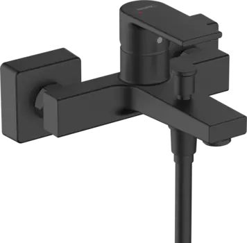 Смеситель для ванны с душем Hansgrohe Vernis Shape 71450670, матовый чёрный