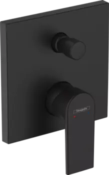 Смеситель для ванны с душем Hansgrohe Vernis Shape 71468670, матовый чёрный