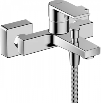 Смеситель для ванны с душем Hansgrohe Vernis Shape 71453000 с двумя режимами расхода воды, хром