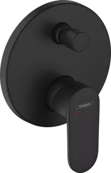Смеситель для ванны с душем Hansgrohe Vernis Blend 71467670, матовый чёрный