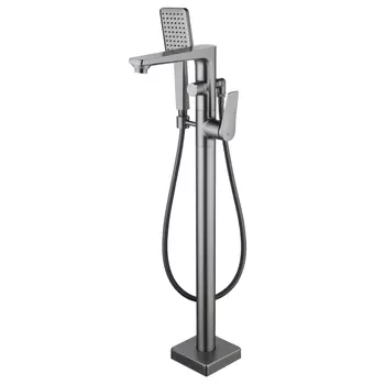 Смеситель для ванны с душем Lemark Bronx LM3744GM графит