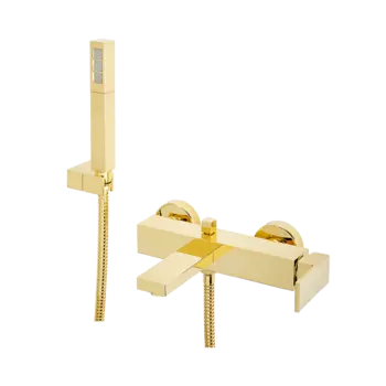 Смеситель для ванны с душем Migliore Kvant Gold 25391, золото